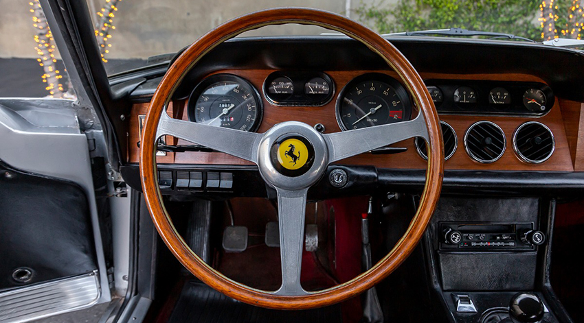 1967 Ferrari 330 GT interior