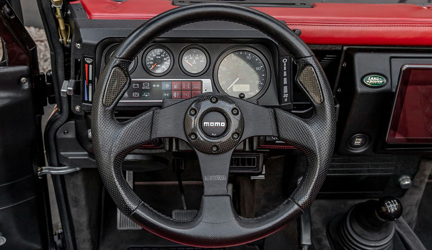 1990 land rover defender 90 interior