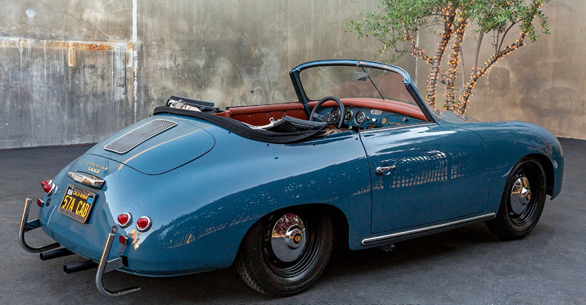 1957 Porsche 356A 1600 Cabriolet Outlaw rear view