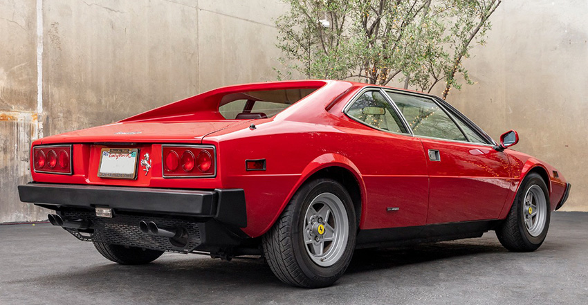 1975 Ferrari Dino 308 GT4 rear view