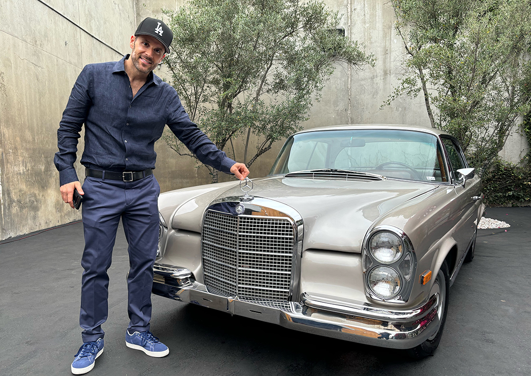 Mercedes 280SE Sunroof Coupe buyer Alex Manos