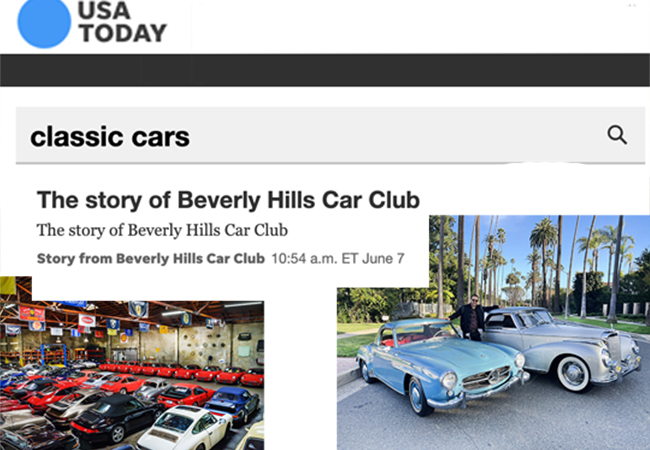 USA Today Beverly Hills Car Club Profile