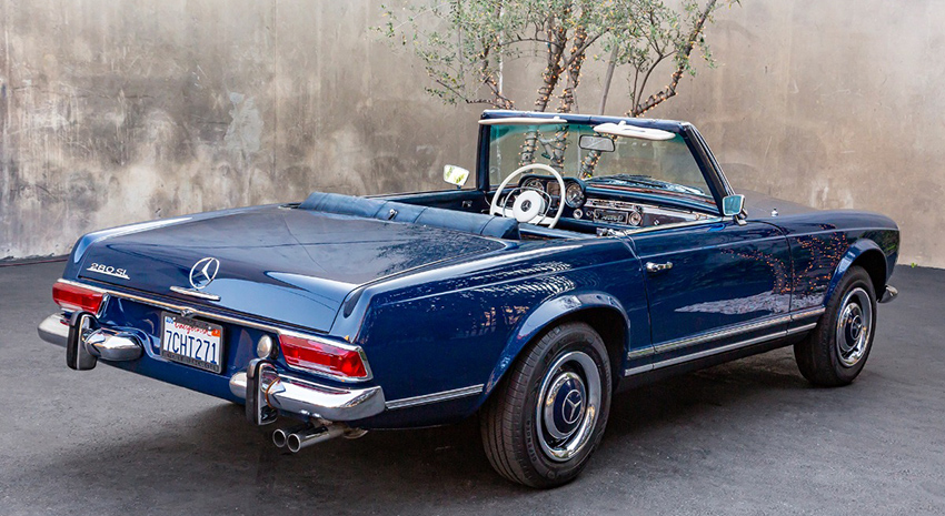 1967 Mercedes-Benz 250SL California Special rear view