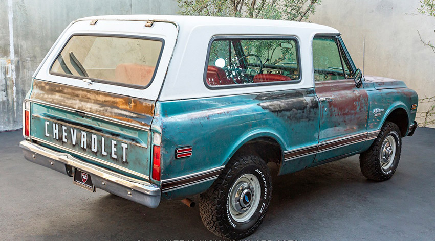 1969 Chevrolet K5 Blazer rear view