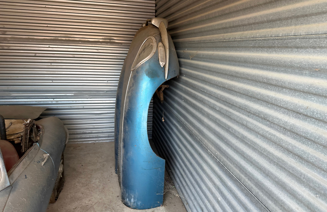 extremely rare 1962 Jaguar XKE Series I Flat Floor Roadster bonnet