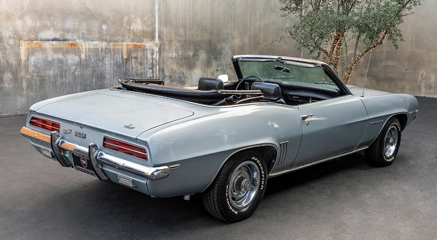 1969 Chevrolet Camaro RS Convertible rear view