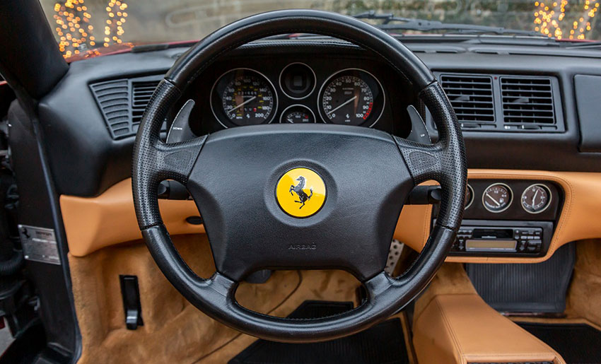 1998 Ferrari F355 GTS F1 interior