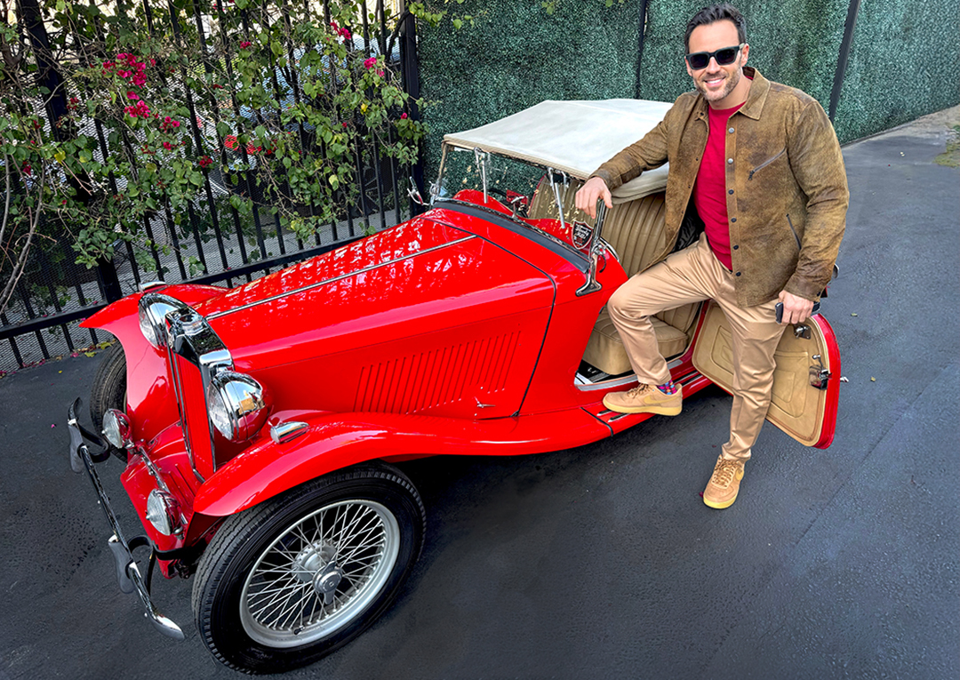1949 MG TC Right-Hand-Drive buyer Alex Manos