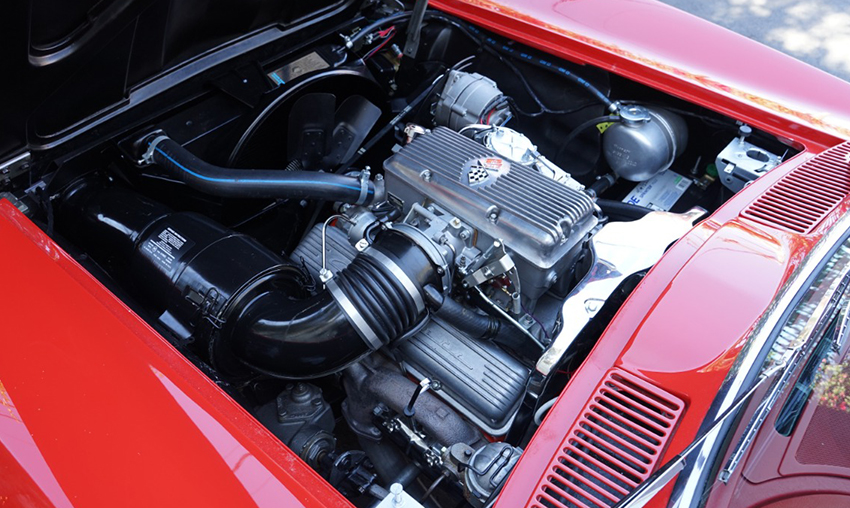 1964 Chevrolet Corvette L84 Fuelie Convertible engine