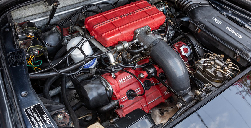 1982 Ferrari Mondial 8 engine