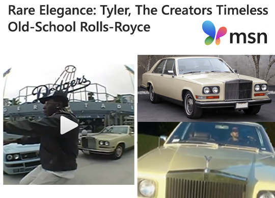 Tyler The Creator Rolls Royce Camargue