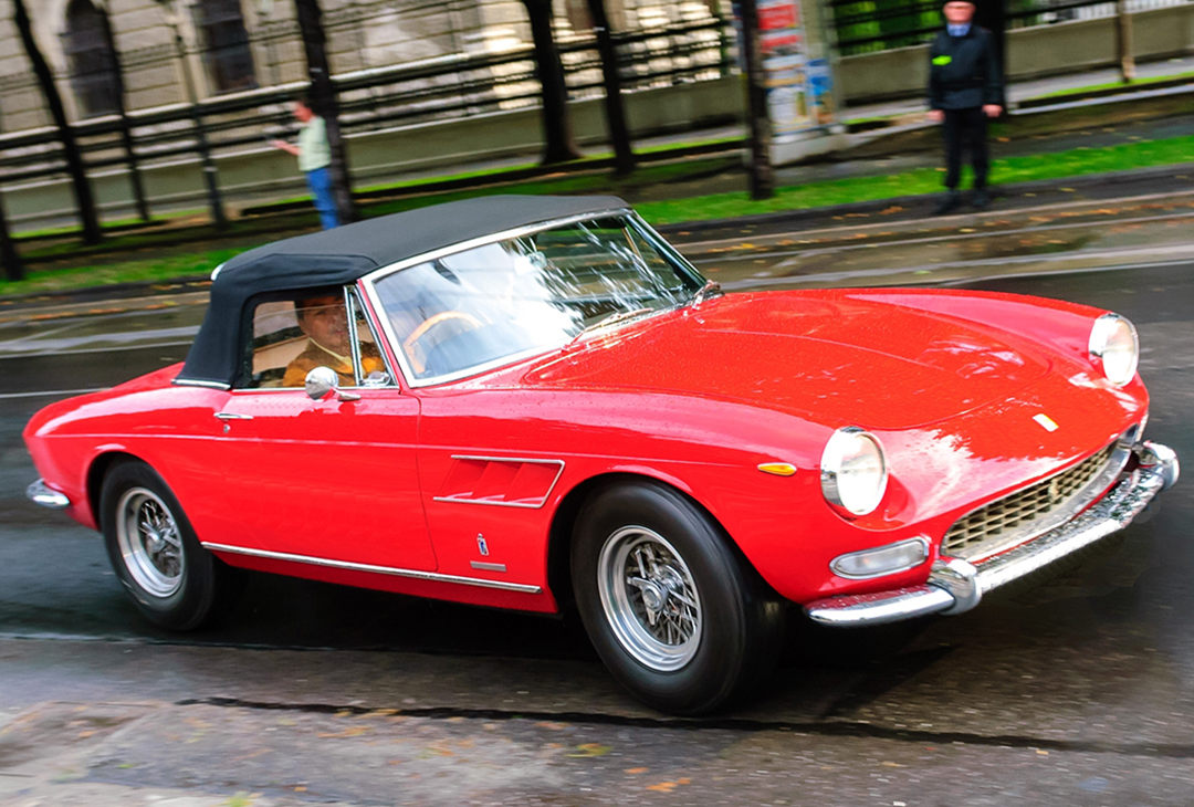 classic Ferrari 275 GTS buyer Beverly Hills Car Club