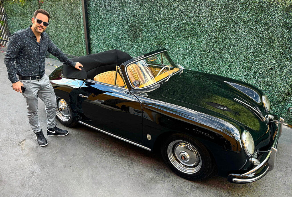 1959 Porsche 356A 1600 Reutter Cab buyer Alex Manos