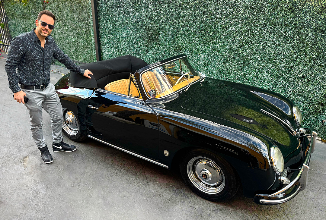 1959 Porsche 356A 1600 Reutter Cab buyer Alex Manos