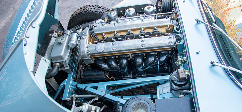 1962 Jaguar XKE Series I Flat Floor Roadster engine