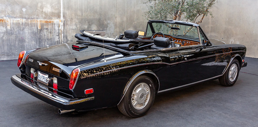1991 Bentley Continental Convertible rear view