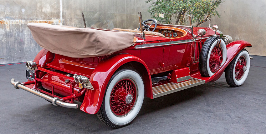 1925 Rolls-Royce Springfield Silver Ghost rear view