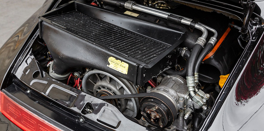 1992 Porsche 964 Turbo US Sunroof Coupe engine