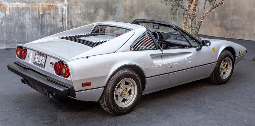 1980 Ferrari 308 GTSI rear view
