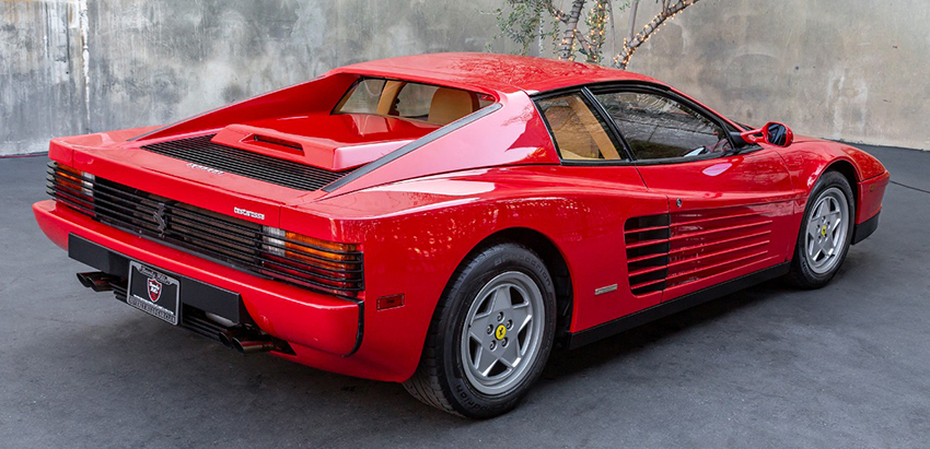 1988 Ferrari Testarossa rear