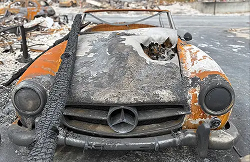 From the Ashes: A Rare 1959 Mercedes 190SL Rescued From Palisades