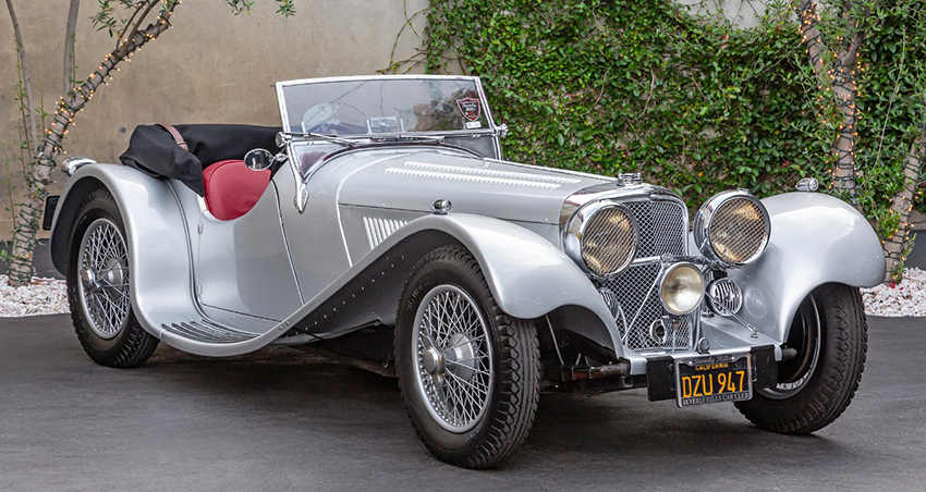 1937 Jaguar SS100 Roadster Right-Hand-Drive for sale