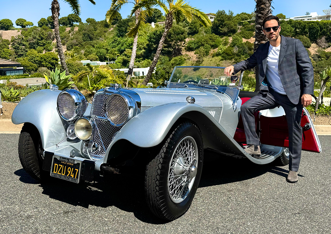 1937 Jaguar SS100 Roadster buyer Alex Manos