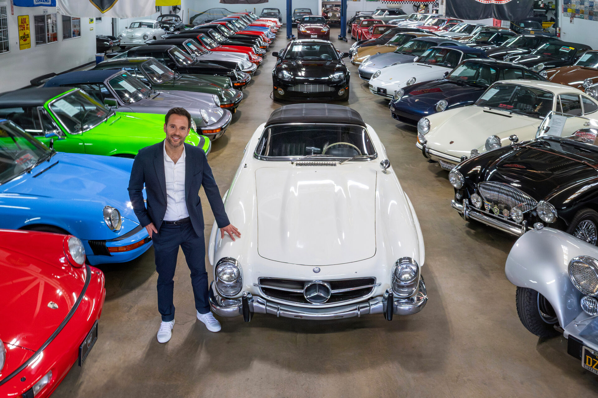Alex Manos in the BHCC showroom