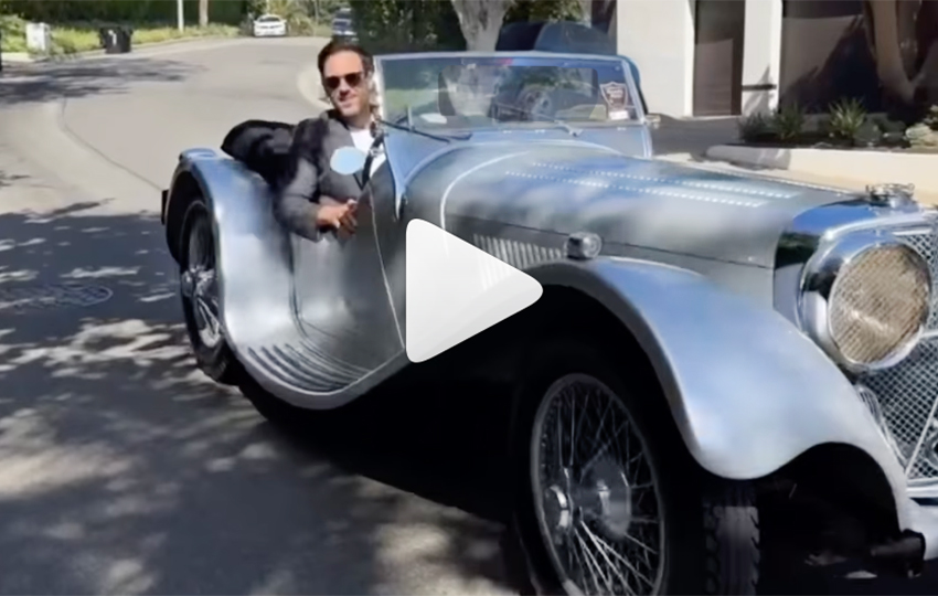 Jaguar SS100 Instagram
