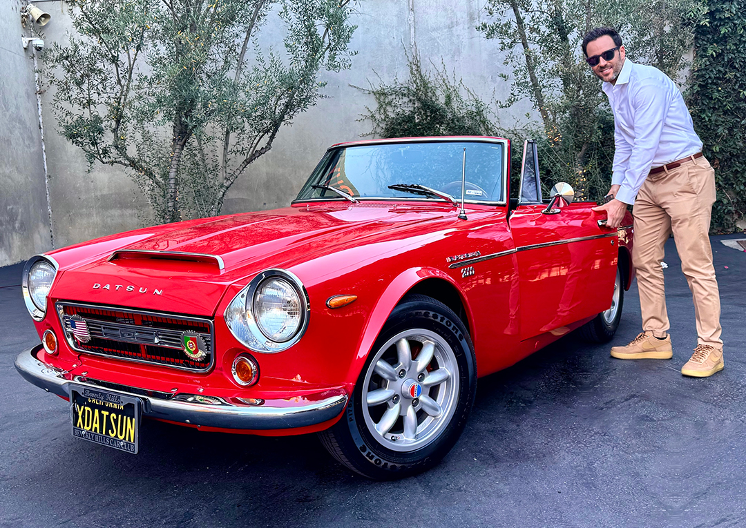 1969 Datsun 2000 Roadster buyer Alex Manos