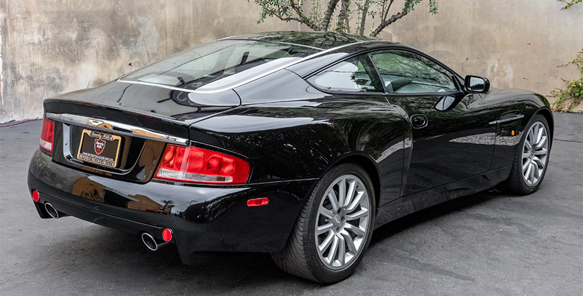 2003 Aston Martin Vanquish rear view