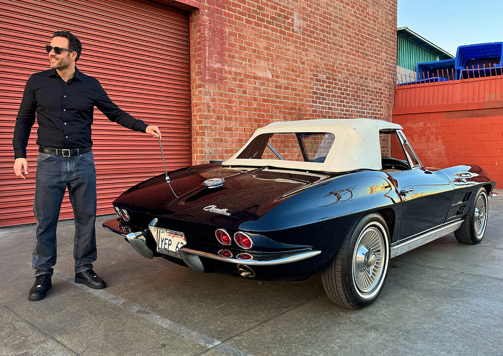1963 Chevrolet Corvette Convertible 4-Speed buyer Alex Manos