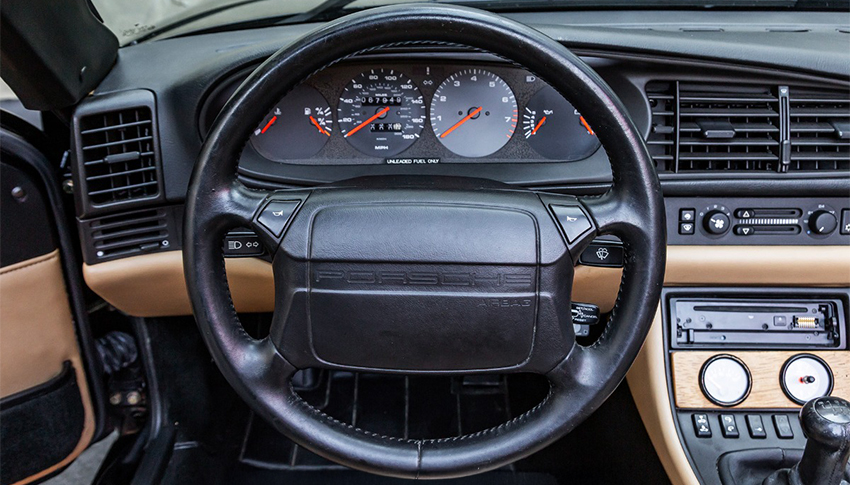 1993 Porsche 968 Cabriolet 6-Speed interior