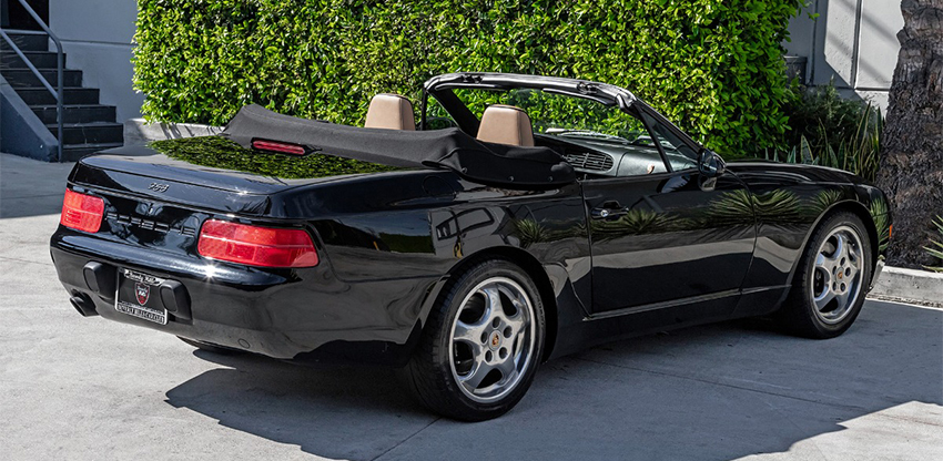 1993 Porsche 968 Cabriolet 6-Speed rear view