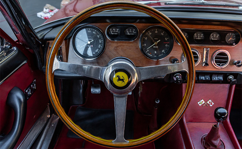 1965 Ferrari 330GT 2+2 Series II 5-Speed interior