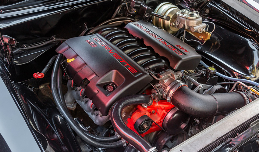 1968 Chevrolet Camaro RS Pro Touring engine