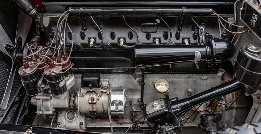 1929 Rolls-Royce Phantom P1 engine