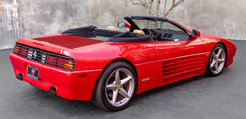 1994 Ferrari 348 Spider rear view