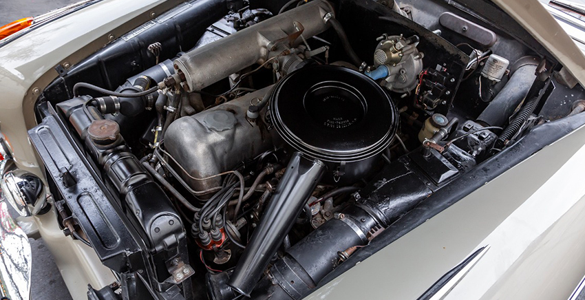 1960 Mercedes-Benz 220SE Sunroof Coupe engine