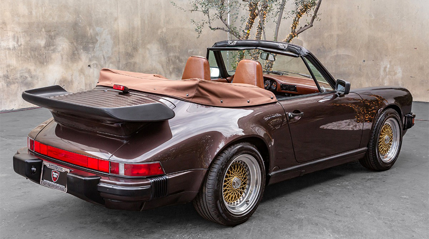 1987 Porsche Carrera Cabriolet G50 rear view
