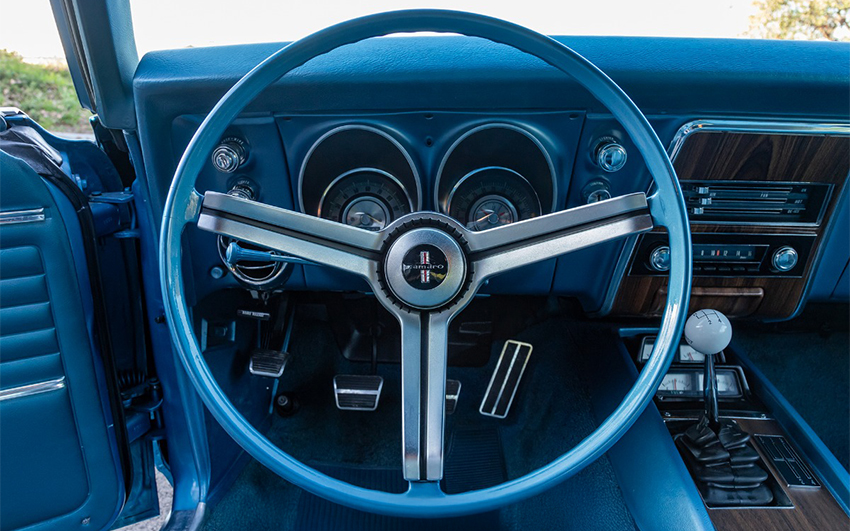 1968 Chevrolet Camaro Z28 4-Speed interior