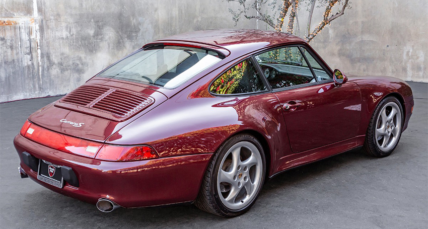 1997 Porsche 993 Carrera S Coupe rear view