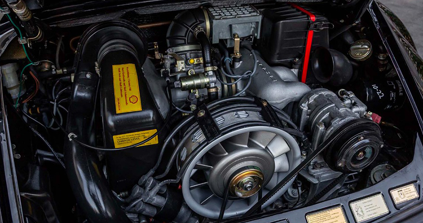 1985 Porsche 911 Carrera Targa M491 Turbo-Look engine
