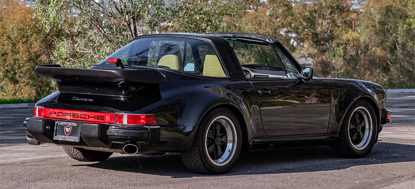 1985 Porsche 911 Carrera Targa M491 Turbo-Look rear view