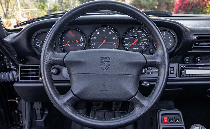 1998 Porsche 993 Cabriolet 6-Speed interior