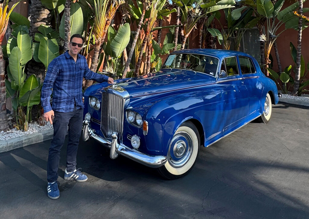 Blue Bentley buyer Alex Manos