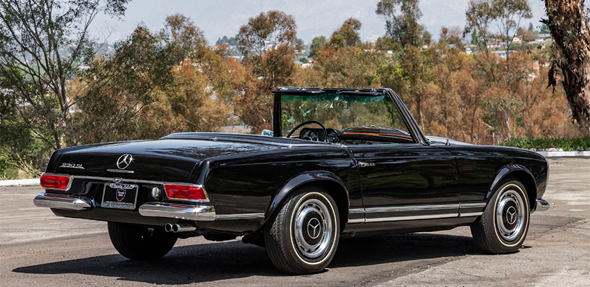 1966 Mercedes-Benz 230SL rear view