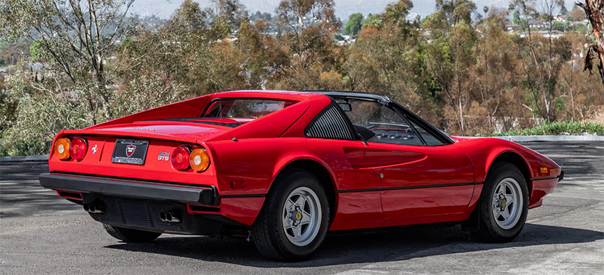 1979 Ferrari 308GTS rear view