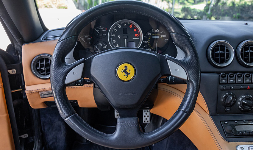 2002 Ferrari 575M Maranello interior
