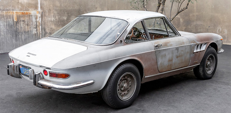 1967 Ferrari 330GTC rear view